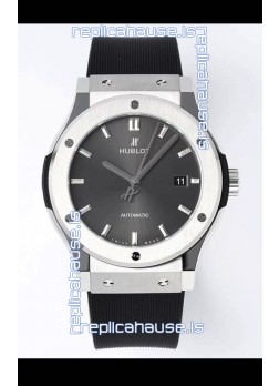 Hublot Classic Fusion Steel Grey Dial 42MM Swiss Replica Watch 1:1 Mirror Quality
