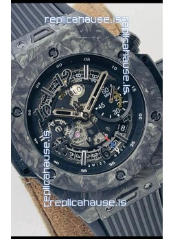Hublot Big Bang Unico Black Carbon Las Vegas Boutique Edition Swiss Replica Watch 