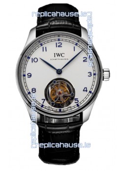 IWC Portugieser IW5458 Hand-Wound Genuine Tourbillon Steel Swiss Replica Watch 