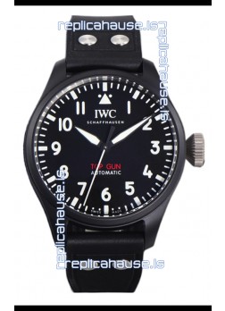 IWC Big Pilot's IW326906 Top Gun Edition 43MM Leather Strap Ceramic Swiss Replica