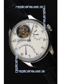IWC Portugieser Tourbillon Mystere Retrograde IW504601 White Dial UPDATED 2019 Version 