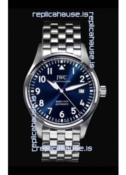 IWC MARK XVIII Le Petit Prince Edition in 904L Steel Blue Dial 40MM - 1:1 Mirror Replica