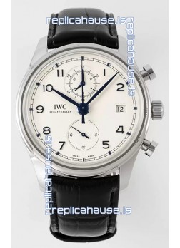 IWC Portugieser Chronograph Classic IW390302 White Dial Swiss Replica Watch