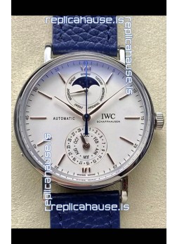 IWC IW359001 Portofino Complete Calendar 904L Stainless Steel Swiss Replica Watch 