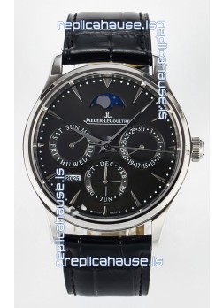 Jaeger LeCoultre Super Clone Master Ultra-Thin Perpetual Calendar Grey Dial Watch