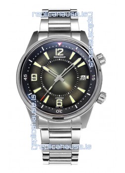 Jaeger LeCoultre Polaris Date Green Dial Steel Strap 1:1 Mirror Replica Watch 42MM