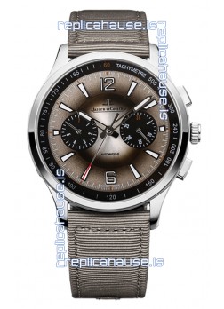Jaeger LeCoultre Polaris Q902843J Chronograph Grey Dial Nylon Strap Swiss Replica Watch 