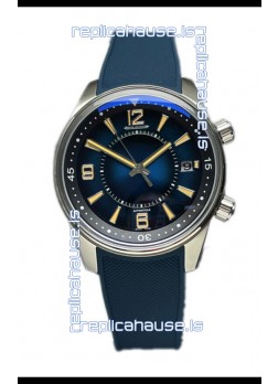 Jaeger LeCoultre Polaris Date Blue Dial Rubber Strap 1:1 Mirror Replica Watch 42MM