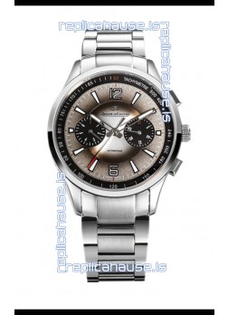 Jaeger LeCoultre Polaris Chronograph Stainless Steel Casing Grey Dial Swiss Replica Watch 