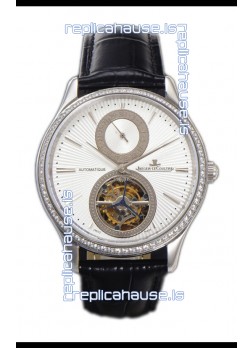 Jaeger LeCoultre Master Ultra-Thin Tourbillon White Dial Stainless Steel Casing