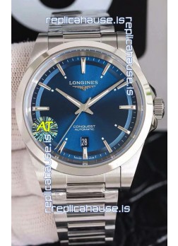Longines Conquest Automatic Blue Dial Automatic Watch in Steel Casing