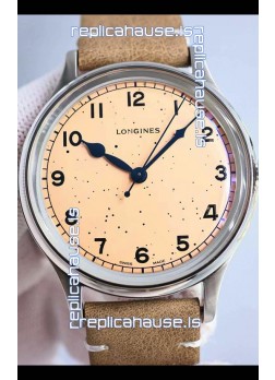 Longines Heritage Military Stainless Steel Watch in Swiss Automatic Movement 