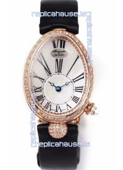 Breguet Reine De Naples Ladies Rose Gold Swiss 1:1 Edition Replica Watch 