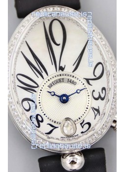 Breguet Reine De Naples Ladies Stainless Steel Swiss 1:1 Edition Replica Watch 