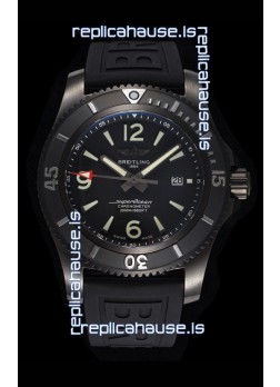 Breitling Superocean Automatic 46 Black Steel - Black Dial in DLC Coated Casing 