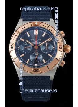 Breitling Chronomat B01 42 Edition Swiss 904L Steel Casing Blue Dial 1:1 Mirror Replica Watch