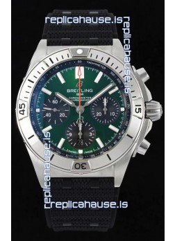 Breitling Chronomat B01 42 Edition Swiss 904L Steel Casing Green Dial 1:1 Mirror Replica Watch