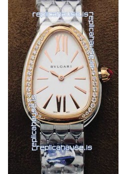Bvlgari Serpenti Seduttori Edition Watch in Stainless Steel - Rose Gold Bezel 1:1 Mirror Replica