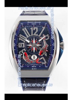 Franck Muller Vanguard KOI V45 YT SC DT AC BL KOI 2 Swiss Replica Watch 