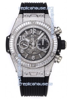 Hublot Big Bang Unico Stainless Steel Diamonds Casing 1:1 Mirror Edition Swiss Replica Watch