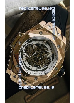 Hublot Big Bang UNICO Sang Bleu II Rose Gold 1:1 Mirror Quality Swiss Replica Watch 