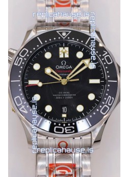 Omega Seamaster James Bond Black Swiss 904L Steel 1:1 Mirror Replica Watch