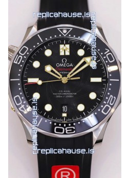 Omega Seamaster James Bond Black Swiss 904L Steel 1:1 Mirror Replica Watch
