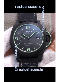 Panerai Luminor Marina PAM1118 Carbotech 1:1 Mirror Swiss Replica Watch 44MM