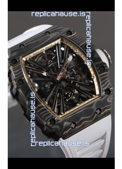 Richard Mille RM12-01 Carbon Fiber Case Genuine Tourbillon Movement 1:1 Mirror Replica Watch