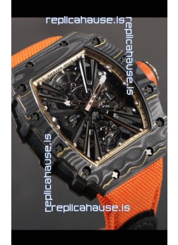 Richard Mille RM12-01 Carbon Fiber Case Genuine Tourbillon Movement 1:1 Mirror Replica Watch