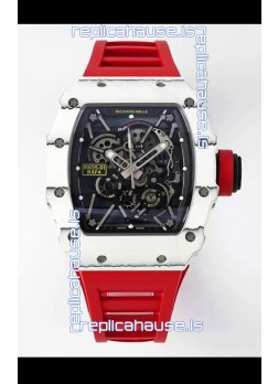 Richard Mille RM35-01 Rafael Nadal Carbon Fiber Casing with Genuine Tourbillon Super Clone Watch 