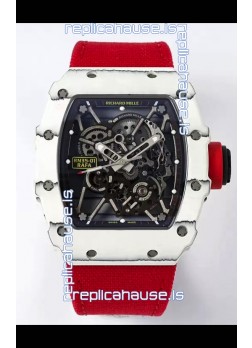 Richard Mille RM35-01 Rafael Nadal Carbon Fiber Casing with Genuine Tourbillon Super Clone Watch 
