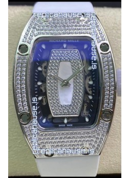 Richard Mille RM-07-01 Diamonds Dial and Casing Ladies 1:1 Swiss Replica Watch 
