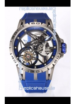 Roger Dubuis Excalibur Spider Flying Tourbillon Skeleton Titanium Casing 45MM 1:1 Mirror Swiss Watch