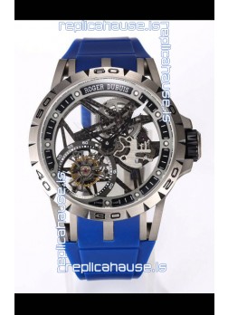 Roger Dubuis Excalibur Spider Flying Tourbillon Skeleton Titanium Casing 45MM 1:1 Mirror Swiss Watch