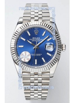 Rolex Datejust Cal.3235 Movement Swiss Watch 1:1 Mirror Replica 904L Steel 41MM - Blue Dial 