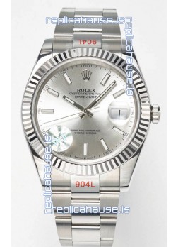Rolex Datejust Cal.3235 Movement Swiss Watch 1:1 Mirror Replica 904L Steel 41MM - Steel Dial 