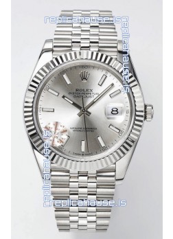 Rolex Datejust Cal.3235 Movement Swiss Watch 1:1 Mirror Replica 904L Steel 41MM - Steel Dial 