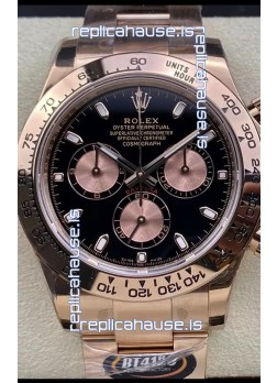 Rolex Cosmograph Daytona M116505 Rose Gold Original Cal.4130 Movement - 904L Steel Watch
