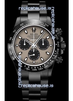 Rolex Daytona Blaken 1:1 Swiss Mirror Replica Grey Dial Cal.4130 Movement (WITH BOX) 