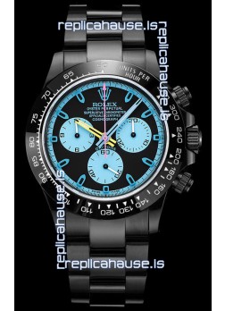 Rolex Daytona Blaken 1:1 Swiss Mirror Replica Black Dial Cal.4130 Movement (WITH BOX) 