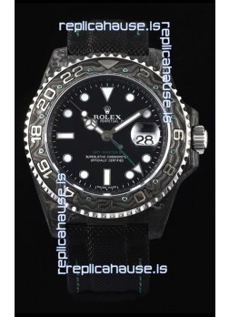 Rolex GMT Masters II DiW Edition Swiss Replica ETA 3285 Movement - Black Dial 