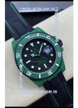 Rolex Submariner DiW Carbon Fiber Edition Swiss Replica Watch - 1:1 Mirror Replica