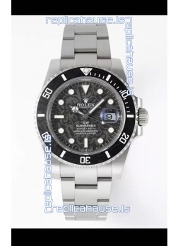 Rolex Submariner DiW Stainless Steel Casing Black Ceramic Bezel Edition Watch 