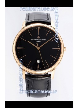Vacheron Constantin Patrimony Rose Gold 1:1 Mirror Replica Watch 40MM 904L Steel 