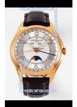 Vacheron Constantin Fiftysix Edition Rose Gold Watch 904L Steel 1:1 Mriror Replica Steel Dial 