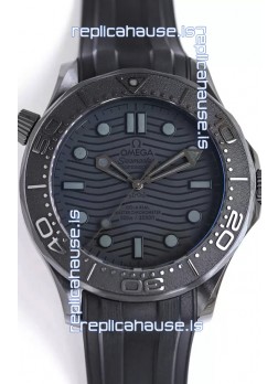 Omega Seamaster 300M "Black Black" Ceramic Case Swiss 1:1 Mirror Replica Watch 