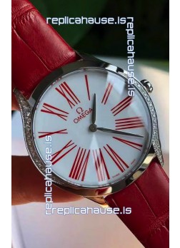Omega De Ville Tresor Edition Swiss Quartz Watch 36MM Steel Casing White Dial