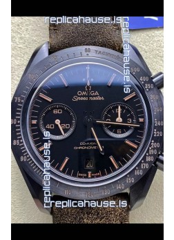 Omega Speedmaster Dark Side of the Moon Brown Strap - 1:1 Superclone Replica Watch 