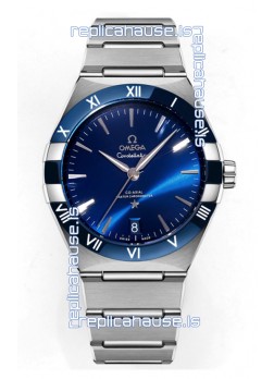 Omega Co-Axial Constellation Stainless Steel Blue Dial 1:1 Mirror Replica 41MM